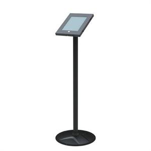 Brateck PAD12-02A Anti-Theft Secure Enclosure Floor Stand for iPad 2 and New iPad - Black