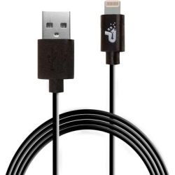 Patriot PCAL3FTBK Sync and Charge Apple MFI Lighting Cable Classic, Black 1m, (Mfi Certified), 2yr Wty