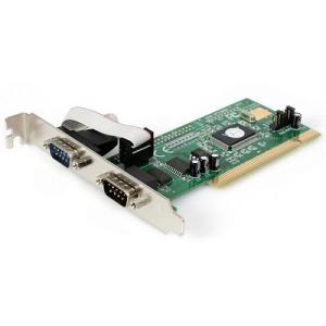 StarTech 2-Port PCI RS232 Serial Adapter Card with 16550 UART