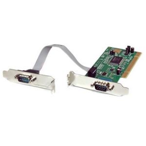 StarTech 2-Port PCI Low Profile RS232 Serial Adapter Card with 16550 UART