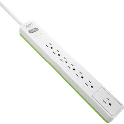 APC PE76WEssential SurgeArrest 7-Outlet Surge Protector (6' White 120V)