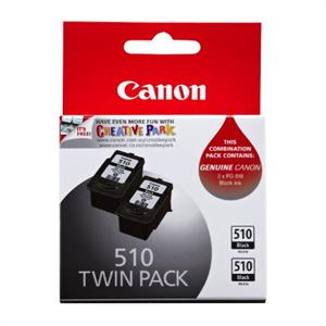 Canon PG510 Black Ink Cartridge Twin Pack