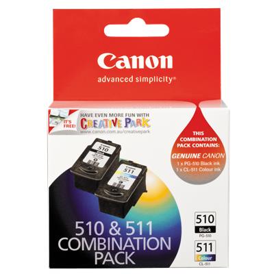 Canon 1 x PG510 & 1 x CL511 Combo Pack