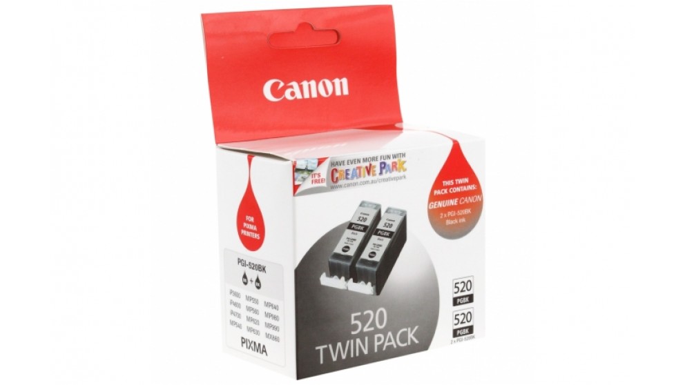Canon iP3600/4600/4700/MP540/550/560/620/630/640/980/990 Dual Pack Black Ink