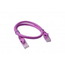 8Ware Cat6a UTP Ethernet Cable, Snagless - 0.25m (25cm) - Purple