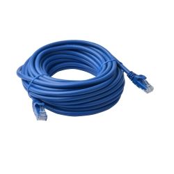 8Ware Cat6a UTP Ethernet Cable, Snagless - 10m - Blue