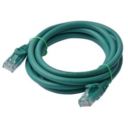 8Ware Cat6a UTP Ethernet Cable, Snagless - 2m - Green