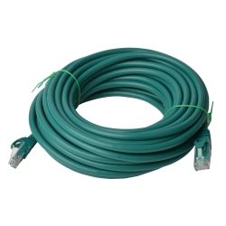8Ware Cat6a UTP Ethernet Cable, Snagless - 30m - Green