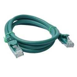 8Ware Cat6a UTP Ethernet Cable, Snagless - 3m - Green