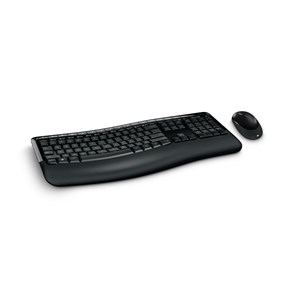 MICROSOFT WIRELESS COMFORT DESKTOP 5050 SERIES USB MOUSE & KEYBOARD - RETAIL BOX (BLACK)