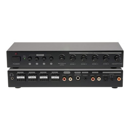 4X SOURCE / 4X ZONE STEREO AMP POWER AMPLIFIER - INBUILT DAC