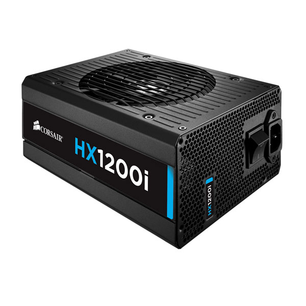 Corsair 1200W HXi 80+ Platinum Fully Modular w/Corsair Link 140mm FAN ATX PSU 10 Years Warranty