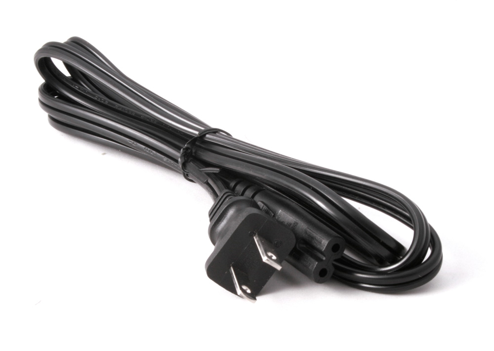 Power Cord 2 pin USA NEMA1-15P to IEC-60320-C7 (fig. 8) Female 2M