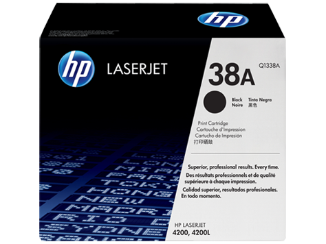 HP 38A LaserJet 4200 Series 12K Toner Cartridge Black