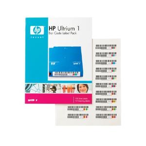 HP LTO1- BAR CODE LABEL PACK(QTY:100 ,10 CLEAN) UNIQUELY SEQUENCED *WHILE STOCK LAST