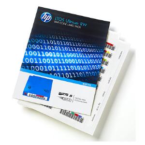 HP Q2012A LTO5- BAR Code Label Pack (QTY:100 10 CLEAN) UNIQUELY SEQUENCED - WORM Version