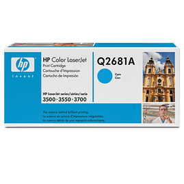 HP Q2681A311A Cyan LaserJet Toner Cartridge