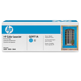 HP Q3971A 71A Cyan Toner, HPL CON Q3971A-CYAN