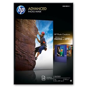 HP Q5456A Advanced Gloss Photo Paper A4 - 25 Sheet