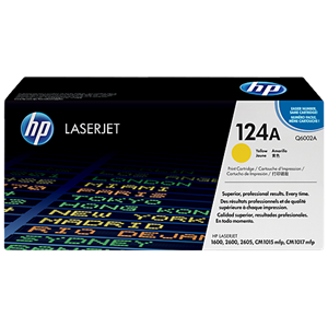 HP #124A Yellow Toner Cartridge - 2,000 pages