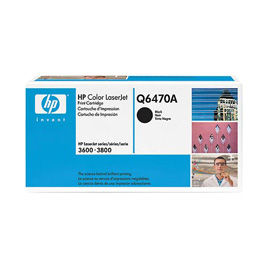 HP 501A Color LaserJet 3505/3600/3800 6K Toner Cartridge Black