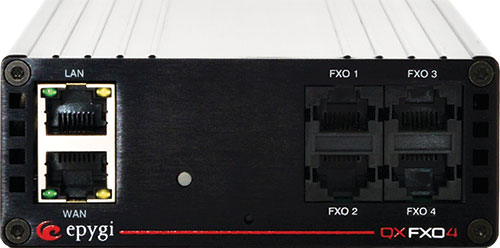 QXFXO4, 4 Port FXO Gateway