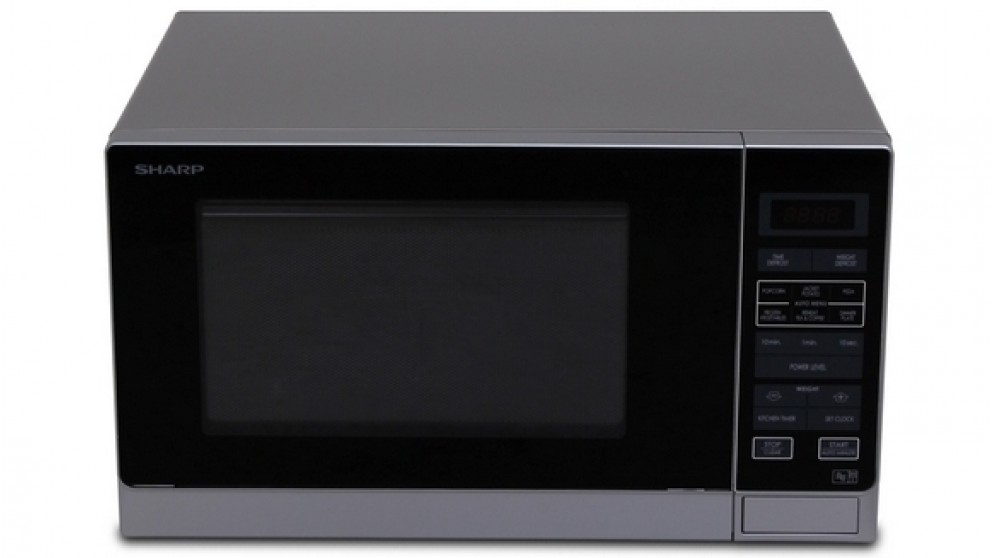 Sharp 900W Midsize Microwave Oven - Silver