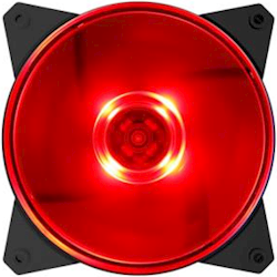 CoolerMaster MasterFan MF120L 120mm Red LED Fan 1200rpm