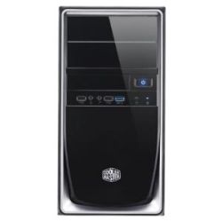 COOLERMASTER ELITE 344 MATX CASE, SILVER, USB30, 120MM FAN, 420W PSU