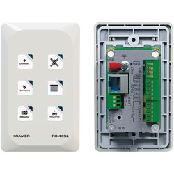 Kramer RC-43SL6-Button Touch-Sensitive Ethernet Control Keypad (US Model)