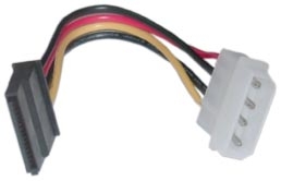 8Ware RC-5052 Molex Serial ATA Power Cable Converter 12cm