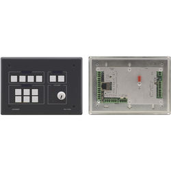 Kramer RC-74DL(G)12-Button Master Room Controller with Digital Volume Knob (Gray)