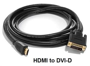 8Ware RC-HDMIDVI-3 HDMI Male to DVI-D Male 3m