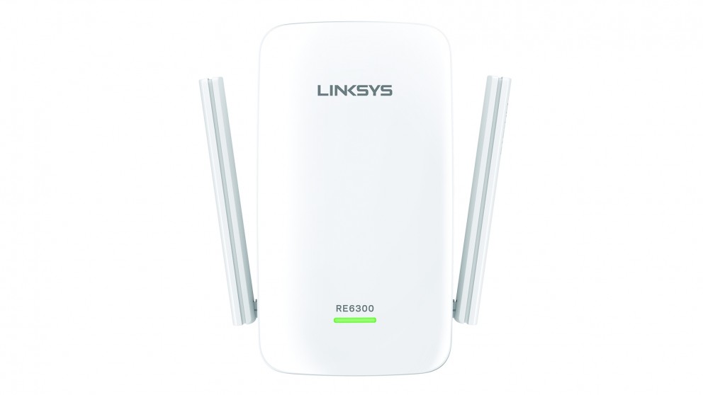 LINKSYS AC750 DUAL BAND WIRELESS RANGE EXTENDER, GbE(1),1YR WTY