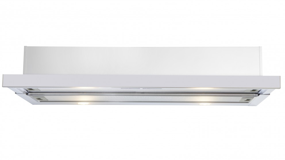 Euromaid 90cm Slide Out Rangehood - White