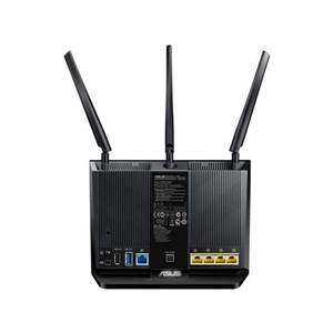 ASUS AC1900 WIRELESS DUAL BAND ROUTER,GbE(4),USB 3.0(1),USB 2.0(1),ANT(3),3YR WTY