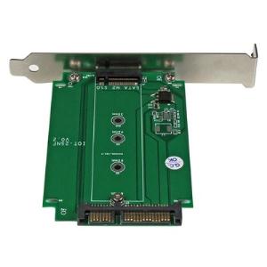 StarTech M.2 to SATA SSD Adapter - Expansion Slot Mounted