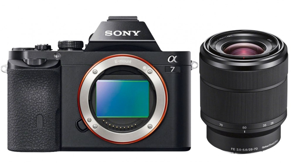 Sony A7 Mirrorless Camera with 28-70mm Lens Kit