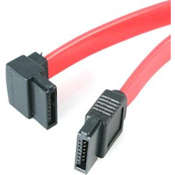 12in SATA to Left Angle SATA Cable