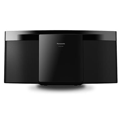 20W MICRO SYSTEM CD Pure Direct Sound System Bluetooth Bluetooth Remaster NFC Panasonic Music Streaming App USB MP3 Remaster FM AM Slim and Stylish Design Wall Mountable