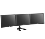 Atdec Spacedec Freestanding Triple Monitor Stand Black