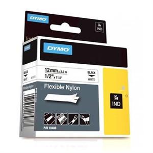DYMO(SD18488) Flexible Nylon, 12mm - Black on White