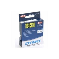 Dymo SD40918 D1 Label Cassette 9mm x 7m - Black on Yellow