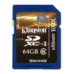 64GB SDXC Class 6 Ultimate Flash Card