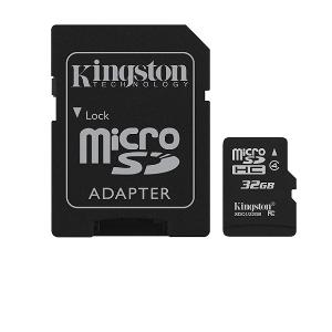 32GB microSDHC Class 4 Flash Card