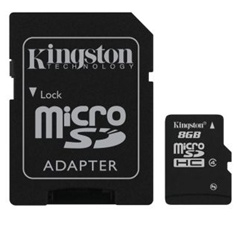 8GB Microsdhc Class 4 Flash Card