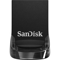 SanDisk Ultra Fit USB 3.1 Flash Drive, CZ430 64GB, USB3.1, Black, Plug & Stay, 5Y