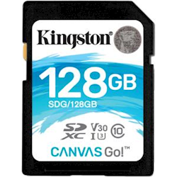 Kingston 128GB SDXC Canvas GO 90R/45W