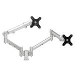 Atdec Systema SDS10S Dual Monitor Mounting Kit - 2x Dynamic Spring Assisted Mount Arms with 100mm Modular Desk Post
