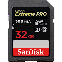 SanDisk SDXXG 32Gb SD Extreme Pro Class 10 300MB